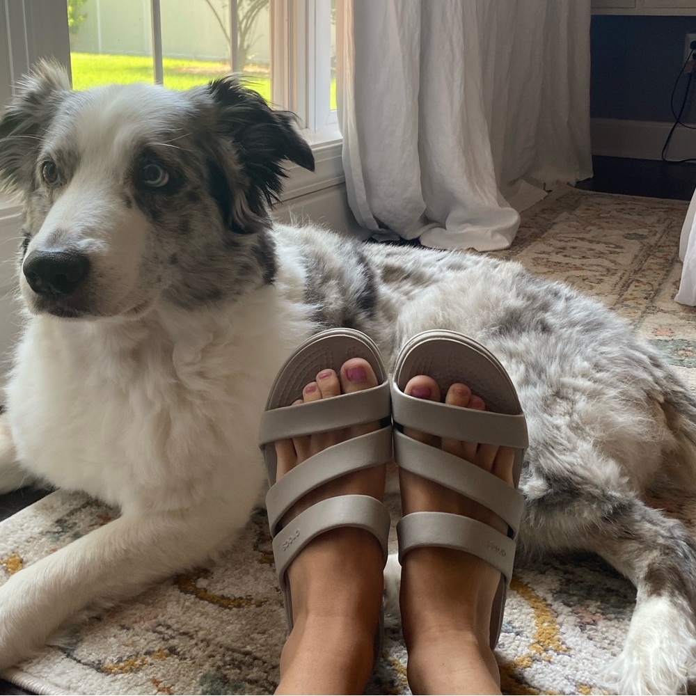 Gray Crocs (Dual Comfort)